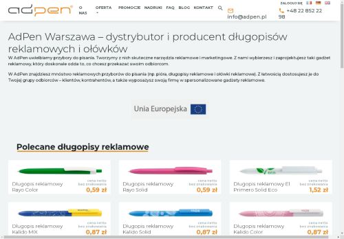 Tanie długopisy reklamowe z nadrukiem Tanie długopisy reklamowe z nadrukiem
