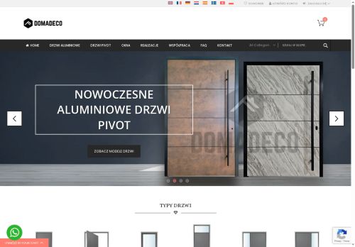 Domadeco. Producent drzwi aluminiowych i pivot Domadeco. Producent drzwi aluminiowych i pivot