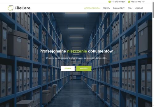 Przechowywanie dokumentów Katowice Przechowywanie dokumentów Katowice