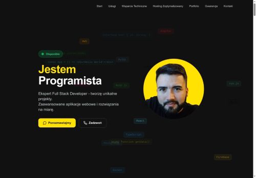 Programista stron i aplikacji webowych Programista stron i aplikacji webowych