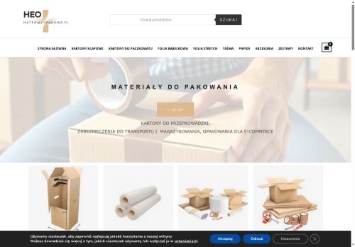 Kartony przeprowadzkowe i materiały pakowe Kartony przeprowadzkowe i materiały pakowe