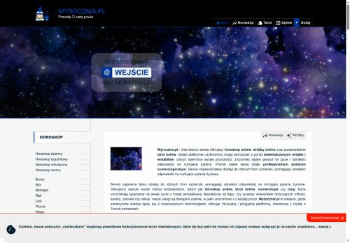 Horoskopy i wróżby online Horoskopy i wróżby online