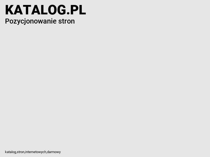 KATALOG.PL: Pozycjonowanie stron internetowych