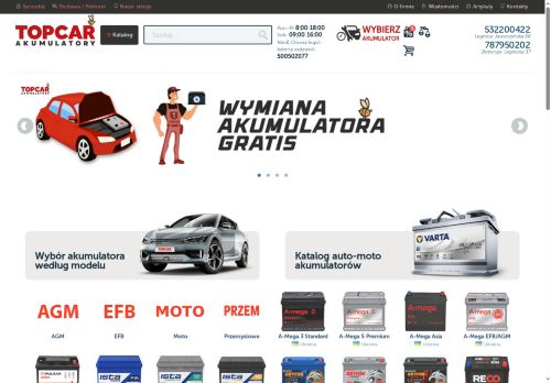 Akumulatory GRYFON niezawodne akumulatory samochod