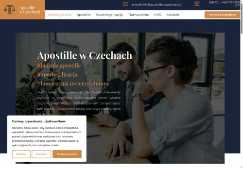 Apostille i Legalizacja Dokumentów z Czech