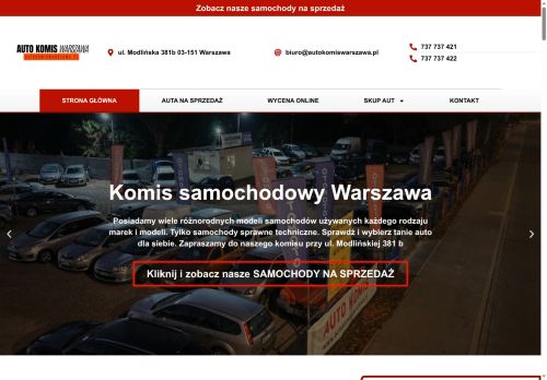 Auto komis Warszawa skup i sprzedaż samochodów osobowych
