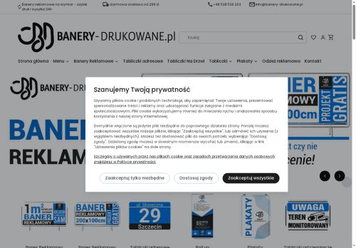 Sklep i drukarnia banerów reklamowych