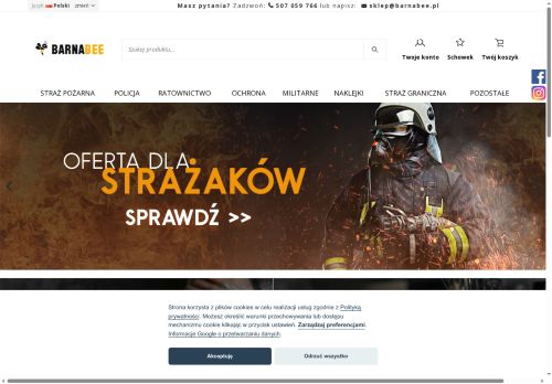 Barnabee naszywki na mundur