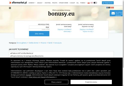 Bonusy.eu Bonusy, free spiny i promocje w kasynach internetowych