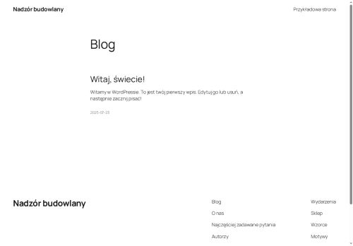 budowlanenadzory.com.pl