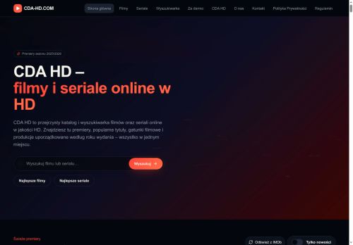CDA HD centrum informacji o filmach i serialach