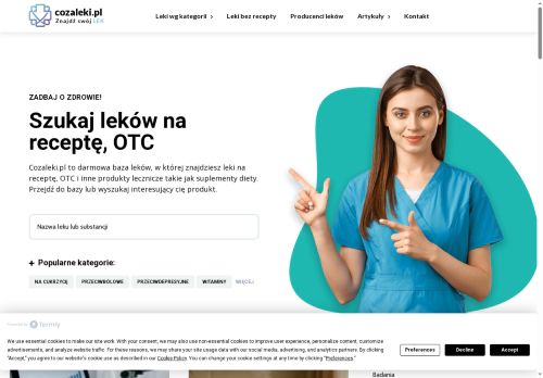 Cozaleki, darmowa baza leków i wiedzy