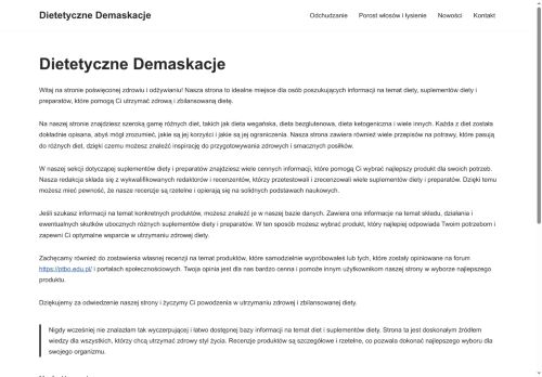 dietetycznedemaskacje.pl