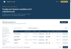 Katalog ponad 500 producentów domów modułowych