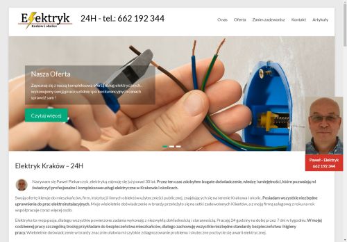 elektryk-krakow.net