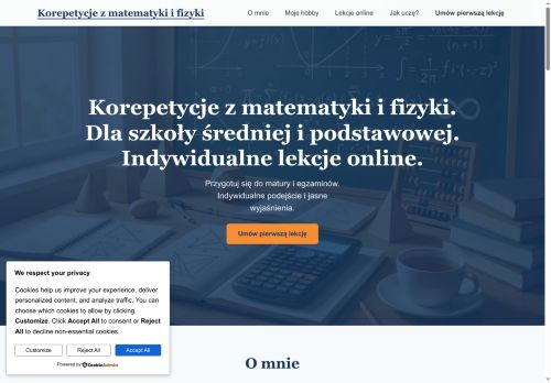 Korepetycje z matematyki i fizyki
