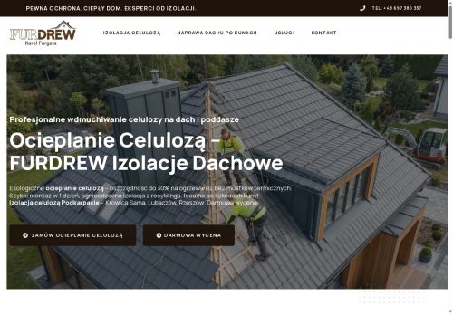 Izolacje celuloza FURDREW