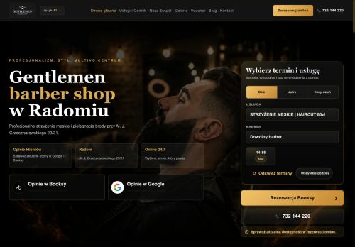 Gentlemen Barber Shop Listopadowa barber Radom