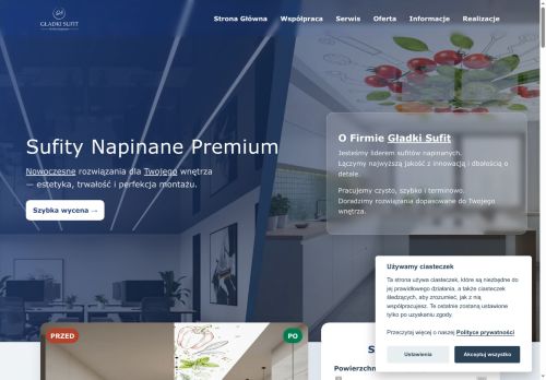 Sufit Napinany Warszawa