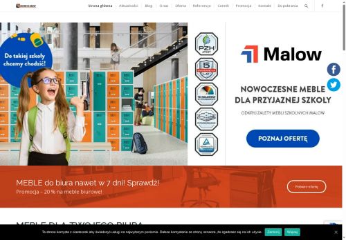 Meble biurowe Warszawa, meble szkolne i gabinetowe