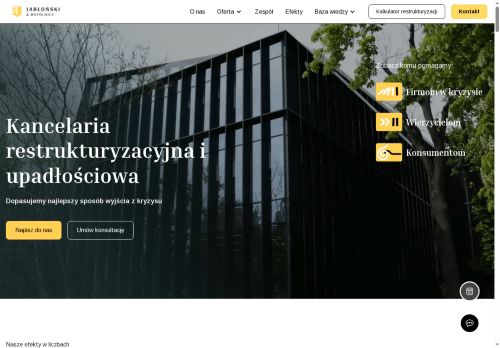 Jabłoński i Wspólnicy Kancelaria Restrukturyzacyjn