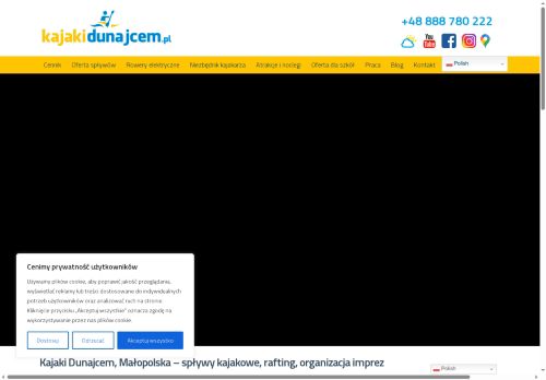 kajakidunajcem.pl