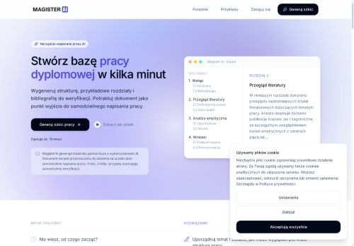 MagisterAI: narzędzie AI dla studentów