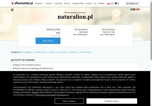 Sklep internetowy Naturalion