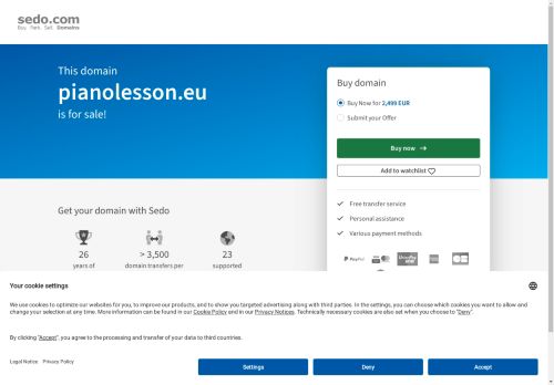 Pianolesson.eu nauka gry na pianinie online