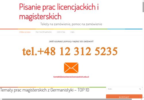 pisaniepraclicencjackich.edu.pl