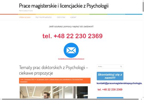 pracemagisterskiepsychologia.pl
