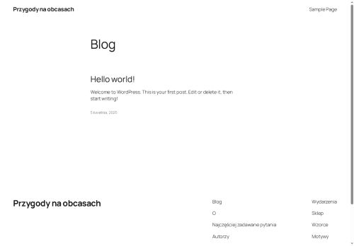 przygodynaobcasach.pl