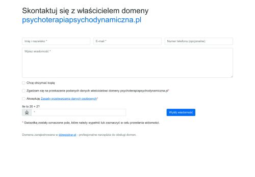 psychoterapiapsychodynamiczna.pl