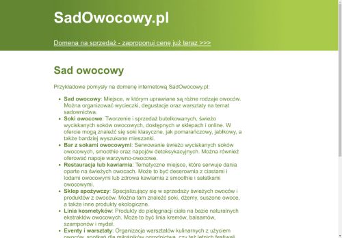 sadowocowy.pl