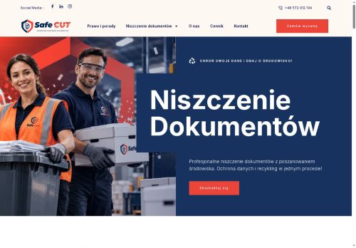 SafeCut niszczenie dokumentów Bydgoszcz