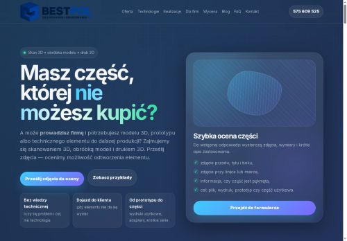 BESTPOL Skanowanie i drukowanie 3D