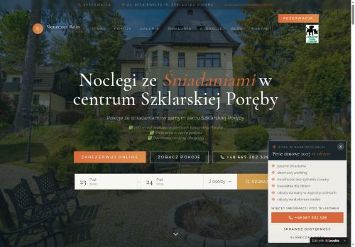 Szklarska poreba noclegi ze sniadaniem