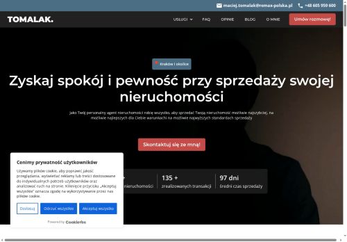 Agent nieruchomości Maciej Tomalak RE/MAX DUO