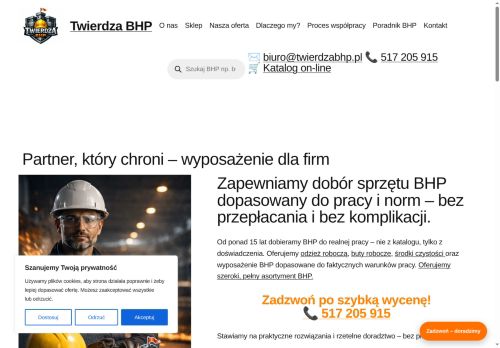 Zaopatrzenie BHP dla firm odzież robocza