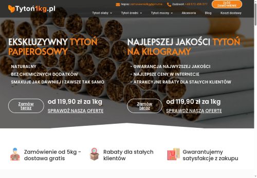 Sklep z tytoniem Tytoń 1kg