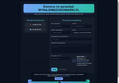 wynajemszorowarki.pl