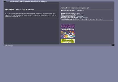 wzorymatematyczne.pl