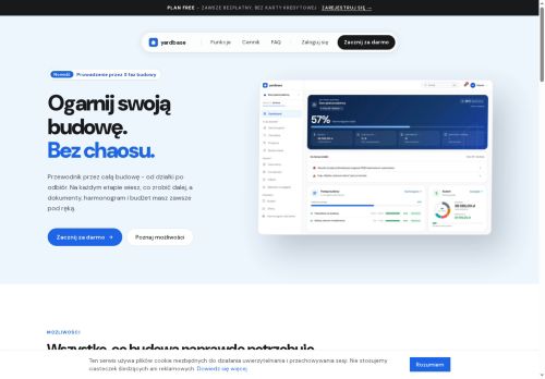 Yardbase planowanie i prowadzenie budowy domu